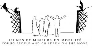 Logo de la revue Jeunes et Mineurs en Mobilité (JMM) / Young people and Children on the Move (YCM)